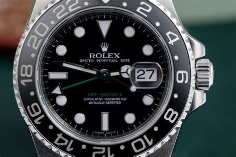 rolex gmt green lume|Rolex gmt master 2 green.